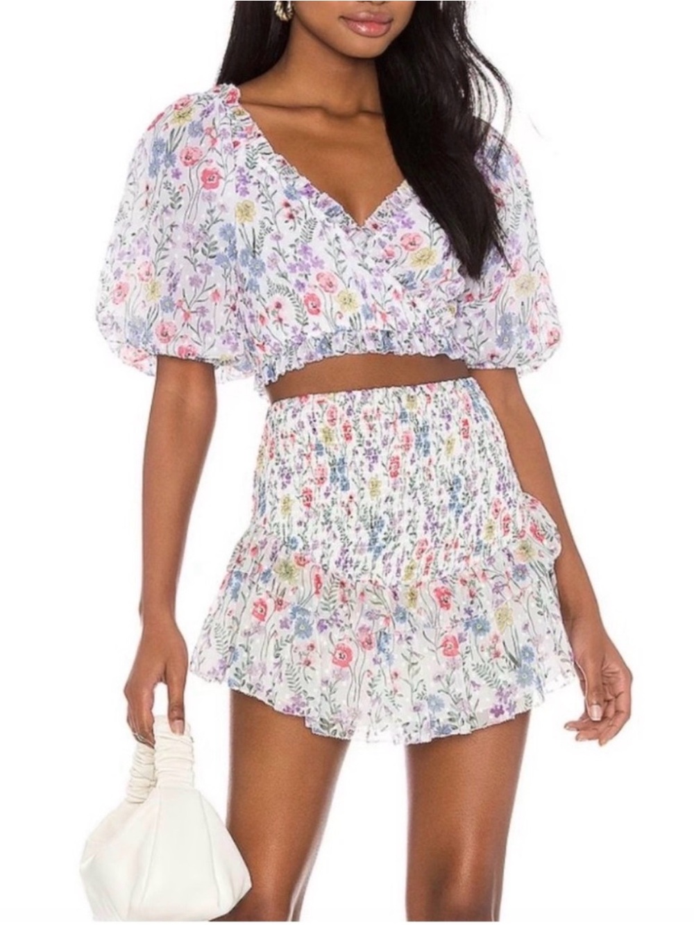 SAYLOR Teryn Set Small Floral Mini Skirt & Top